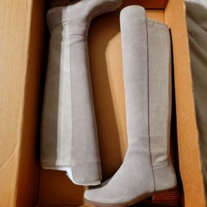 Sole society knee high boots gray size 5.5